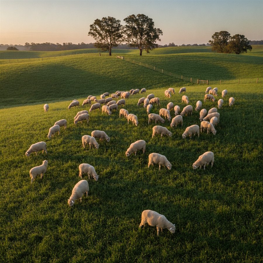 Sheep breeds on Pilgrim Ridge Farm